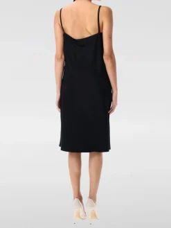 Abito basic Versace in misto viscosa