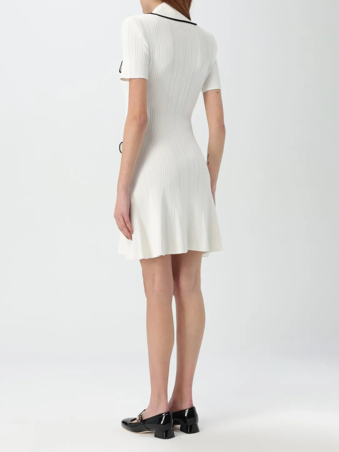 Abito chemisier Self-Portrait in misto viscosa