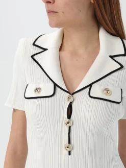 Abito chemisier Self-Portrait in misto viscosa