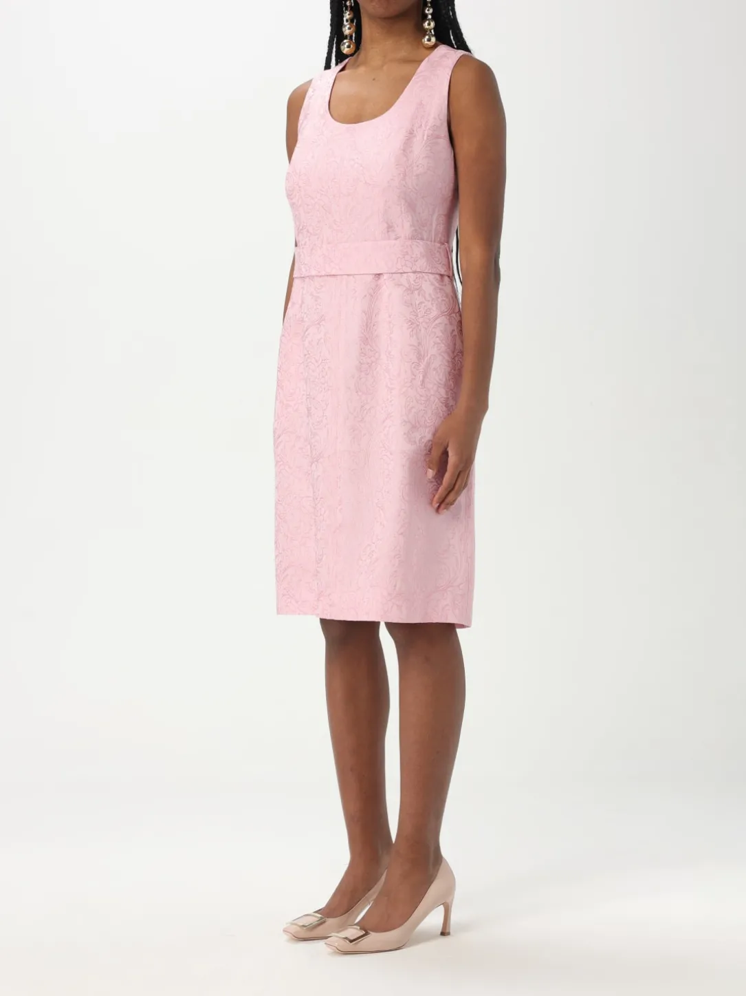 Abito Etro in misto seta con stampa Paisley