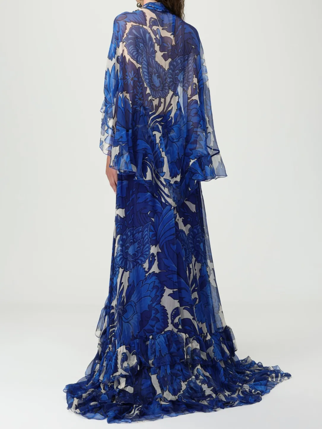 Abito Etro in seta con stampa floreale