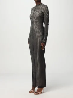 Abito Jean Paul Gaultier in jersey con motivo jacquard