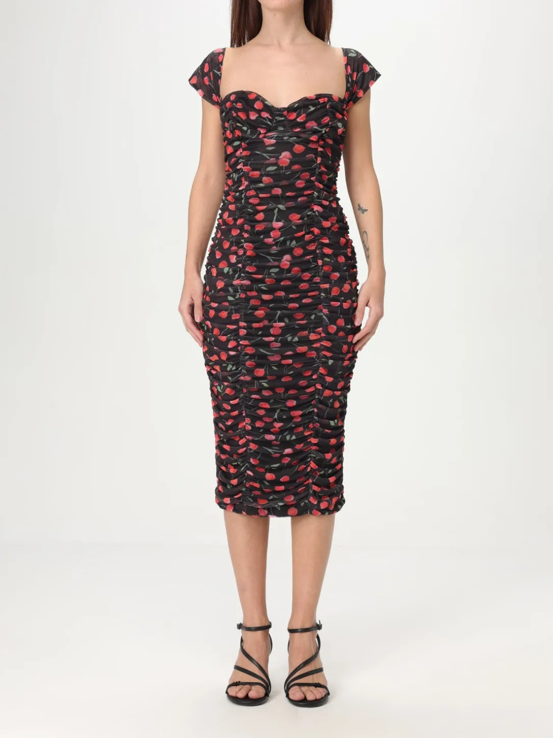 Abito Mar De Margaritas in jersey a pois