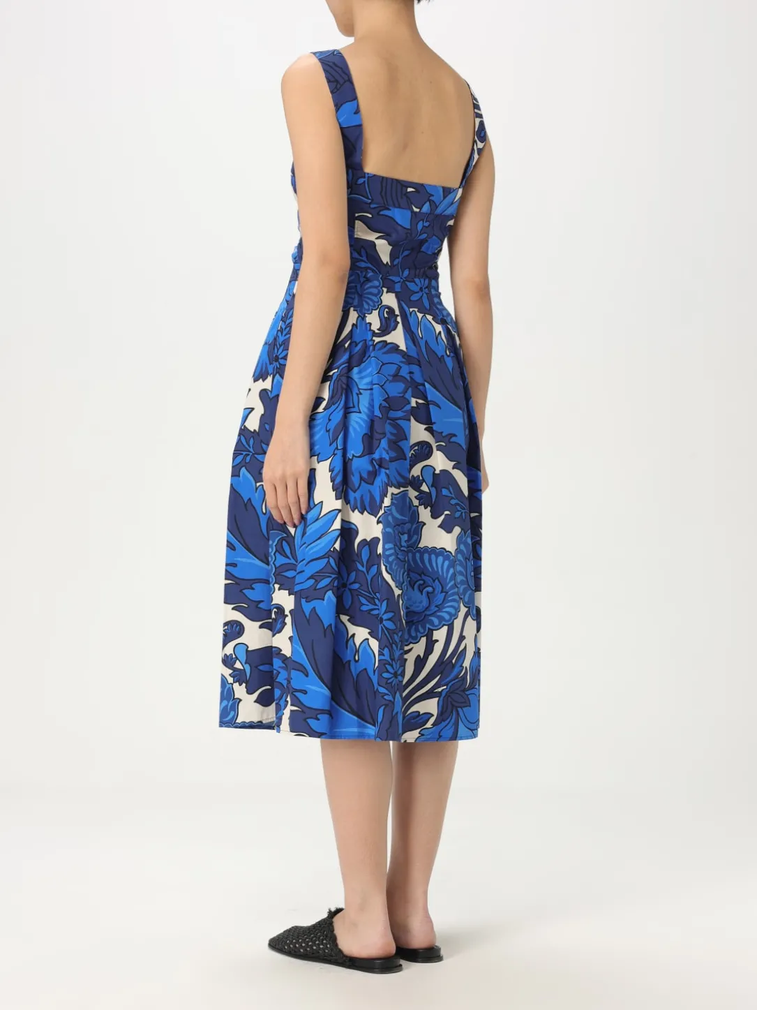 Abito midi Etro in cotone stampato