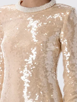 Abito mini Self-Portrait in tessuto paillettato