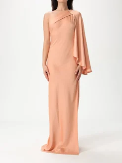 Abito monospalla Genny in crêpe