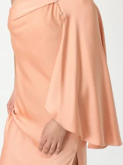 Abito monospalla Genny in crêpe