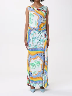 Abito Moschino Jeans in viscosa stampata