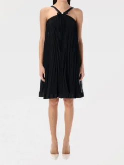 Abito Versace in misto seta plissettata