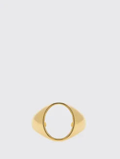 Anello cut-out MM6 Maison Margiela in ottone