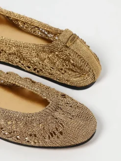 Ballerina Belna Isabel Marant Etoile in tessuto laminato