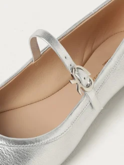 Ballerina Carla Gianvito Rossi in nappa laminata