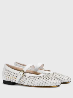 Ballerina Doucal's in nappa intrecciata