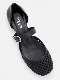 Ballerina Durazzi Milano in pelle traforata