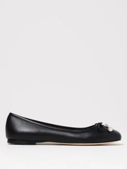 Ballerina Elme Jimmy Choo in nappa con fiocco