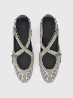 Ballerina Floor 001 The Attico in camoscio e mesh