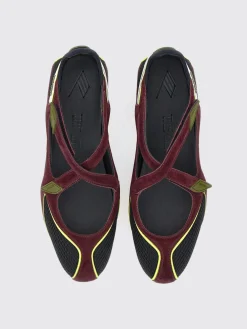 Ballerina Floor 001 The Attico in camoscio e mesh