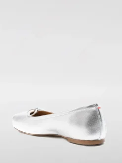 Ballerina Gabriella Aeyde in nappa laminata con fiocco