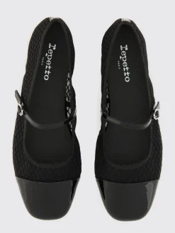 Ballerina Georgiana Repetto in mesh e vernice