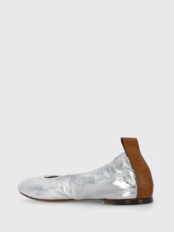 Ballerina Lanvin in pelle laminata