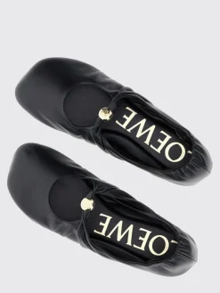 Ballerina Loewe in pelle arricciata