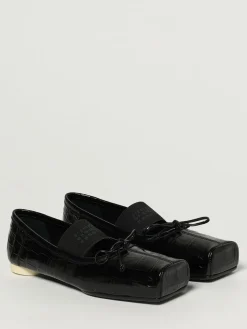 Ballerina MM6 Maison Margiela in pelle spazzolata stampa cocco