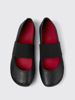 Ballerina Right Camper in pelle e tessuto