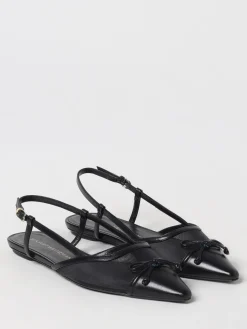 Ballerina Stuart Weitzman in nylon a rete e nappa