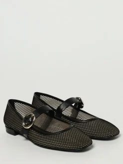 Ballerina Stuart Weitzman in mesh e pelle