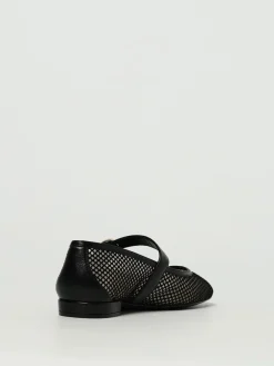 Ballerina Stuart Weitzman in mesh e pelle