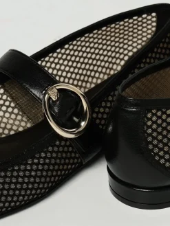 Ballerina Stuart Weitzman in mesh e pelle