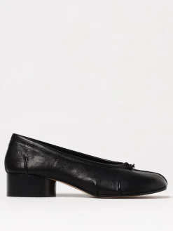 Ballerina Tabi Maison Margiela in pelle a grana naturale