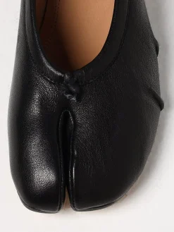 Ballerina Tabi Maison Margiela in pelle a grana naturale