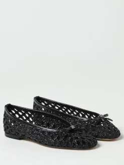 Ballerina Versilia Casadei in pelle vegana con lavorazione intrecciata