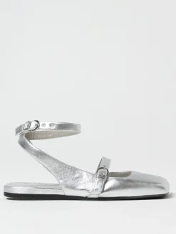 Ballerina Vic Matiè in pelle laminata