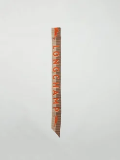 Bandeau Longchamp in seta stampata