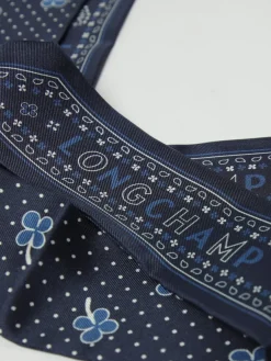 Bandeau Longchamp in seta stampata