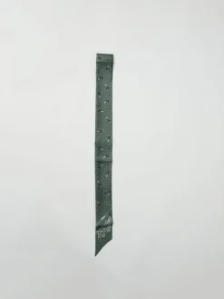 Bandeau Longchamp in seta stampata