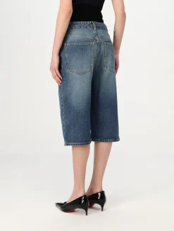 Bermuda AlaÏa in denim