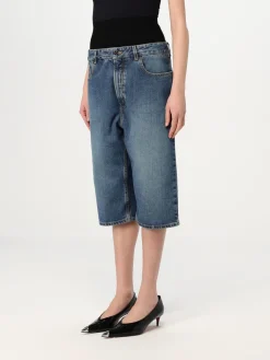 Bermuda AlaÏa in denim