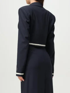 Blazer a doppiopetto crop MSGM