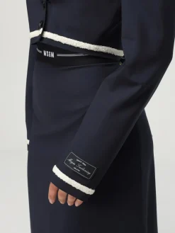 Blazer a doppiopetto crop MSGM