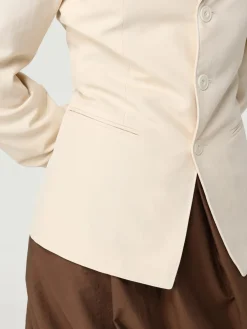 Blazer a monopetto in misto lana Lemaire