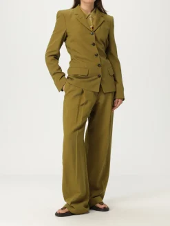 Blazer a monopetto in misto lana Dries Van Noten