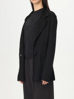 Blazer a monopetto in viscosa Emporio Armani