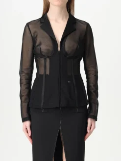 Blazer bustier Elisabetta Franchi in tulle