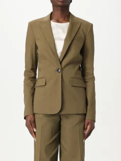 Blazer classico Pinko in lino e viscosa