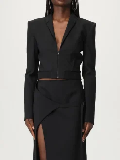 Blazer crop in misto lana Ssheena