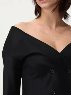 Blazer doppiopetto Alberta Ferretti in misto lana