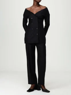 Blazer doppiopetto Alberta Ferretti in misto lana